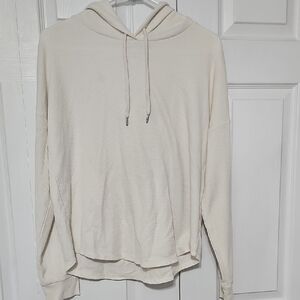 Victoria's Secret Cream Waffle-Knit Pullover